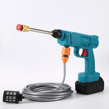Lithium battery car washing water gun portable car Wireless Car Washing Machine household rechargeable high pressure water pump washing machine