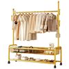 Simple Coat Rack Bedroom Floor-Standing Clothes Rack Room Removable Accessible Luxury Home Storage Basket Living Room Clothes Rack