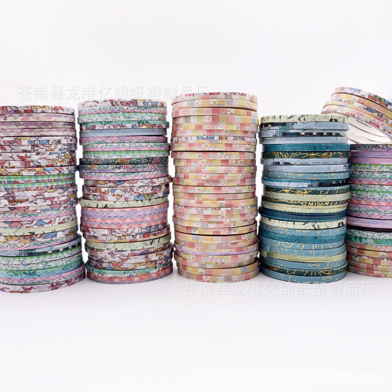 Washi Tape Bleed Line 3mm Roll Pull Strip Decorative Dividing Line Diary Handbook Border Line Stall Handbook