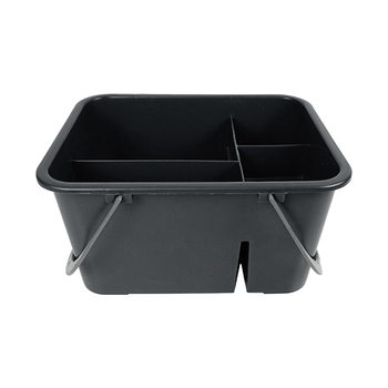 Baiyun Plastic Four-Compartment Cleaning Storage Basket Commercial Hotel Cleaning Items Storage