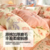 Autumn and Winter Thickened Raw Cotton Brushed Four-Piece Set with Printed 2025 New Style Duvet Cover, Bed Sheet, Fitted Sheet, Three-Piece Bedding Set