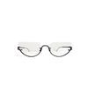 Korean-Style Gold Half-Frame Metal Glasses for Women, High-Intelligence Ins Rimless Anti-Blue Light Non-Prescription Frames, Customizable Prescription