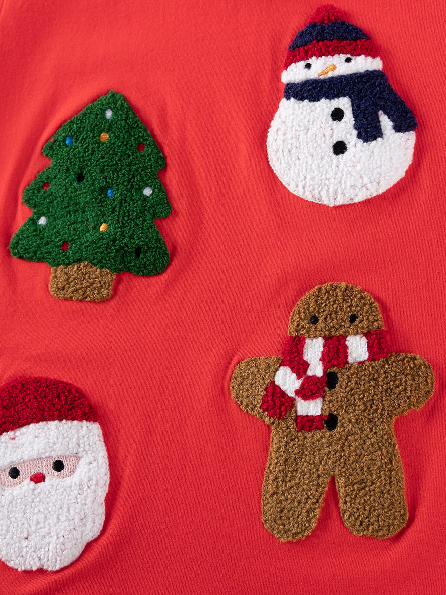 Boys' Christmas T-Shirt Wholesale from Source Factory, Autumn Kids' Top, Cartoon Cotton Tee