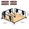 Iron Wooden Paper Towel Holder Square Paper Towel Holder Kitchen Storage Rack Hotel Paper Towel Storage and Organization Creative Paper Towel Box
