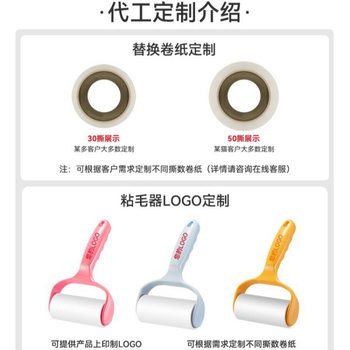 Lint Roller with Tearable Paper for Removing Dust and Hair, Household Lint Brush for Clothes, Lint Remover for Clothing