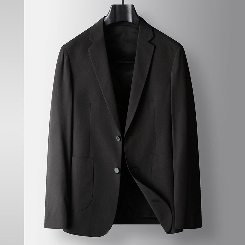 Áo Vest Nam Áo Khoác Blazer Nam Dáng Ôm Vừa Vặn Màu Đen, Xanh Navy