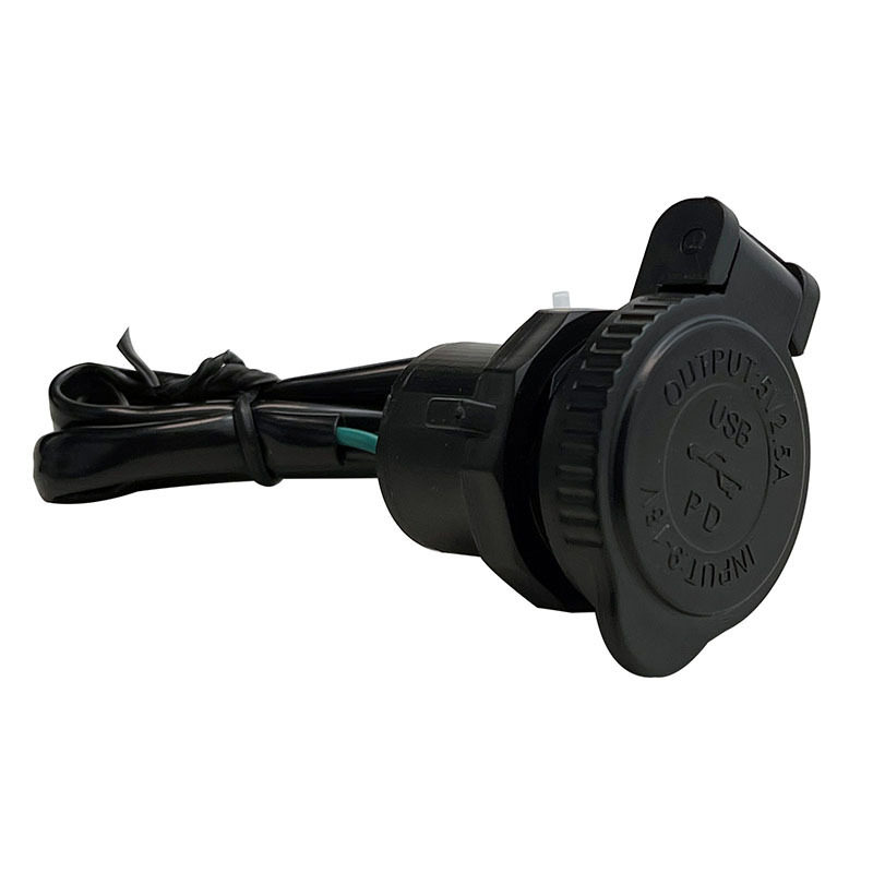 Motorcycle Electric Vehicle USB Interface Modified Car-Mounted Mobile Phone Charger Rebound Type-C Interface Waterproof 924V