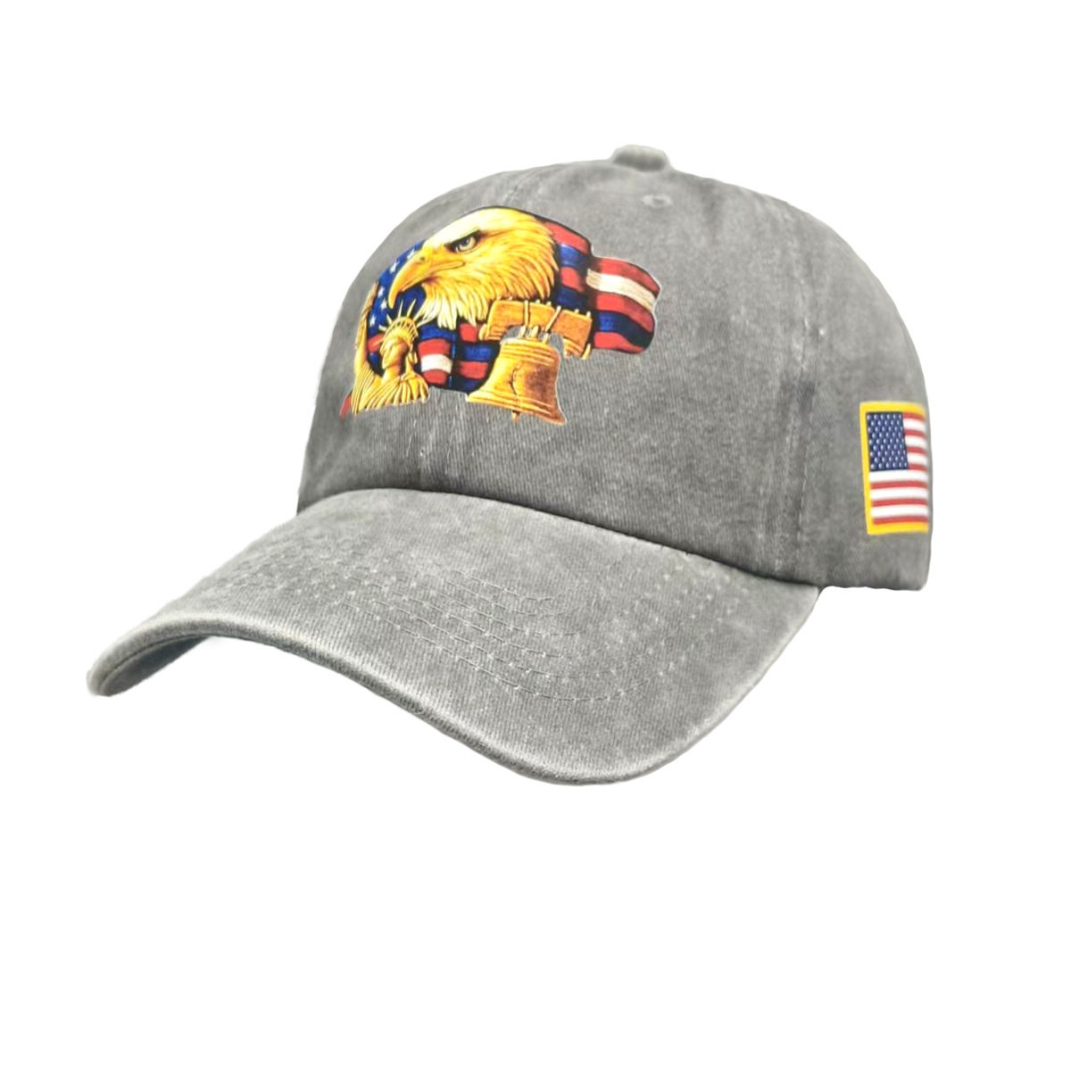 水洗帽棒球帽周年活动帽印花帽户外活动聚会纪念帽运动帽可调节