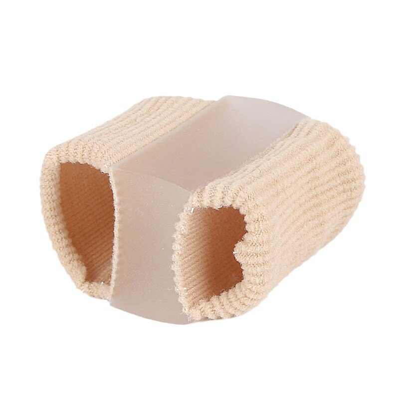 Toe Separator Thumb Valgus Big Foot Bone Overlapping Toe Separator Men's and Women's Fiber Double Hole Toe Orthosis