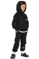 black small logo flocking