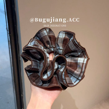 Cuckoo Sauce Original Designer Retro Scrunchie Extra Large Multi-Layer Korean Niche Hair Tie Bun Hair Accessory