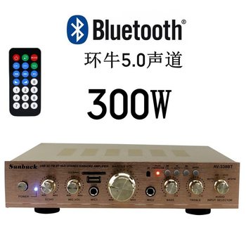 Sunbuck Shan Yu Amplifier Karaoke Amplifier High Power with Card Remote Control Bluetooth Amplifier