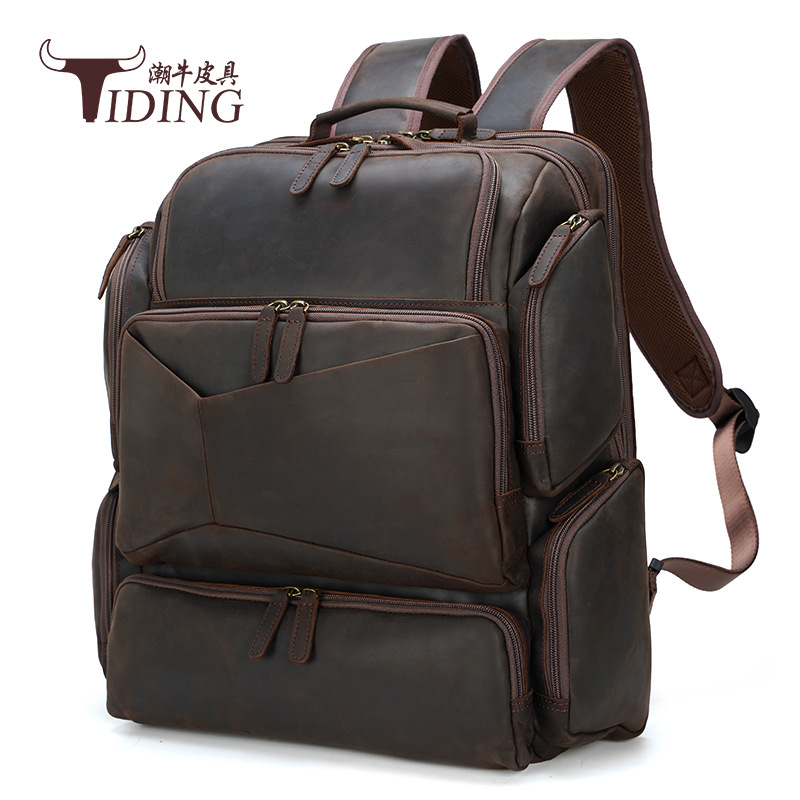 (Mới) Mã B1358 Giá 4710K: Túi Đeo Vai Nam Gutdhe Túi Đựng Máy Tính Phục Cổ Cổ Điển Túi Xách Ví Nam Chất Liệu Da Bò G06 Sản Phẩm Mới, (Miễn Phí Vận Chuyển Toàn Quốc).