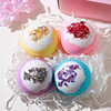 Bubble Bath Ball, Dried Petals, Essential Oil Bath, Cleansing and Exfoliating Explosive Salt, Hot Spring Bath, Milk Bath Salt Ball, Hair Replacement