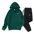 Dark green + white label