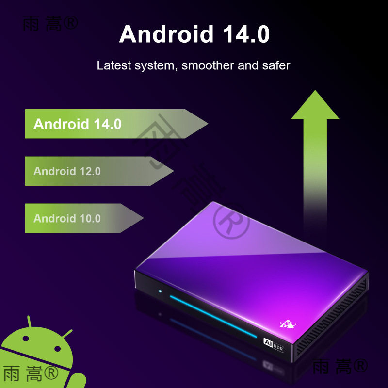 H96Max Rk3567 Ai Edge Computing Tv Box Android 14 Network Set-Top Box Wifi 6g Octa Core