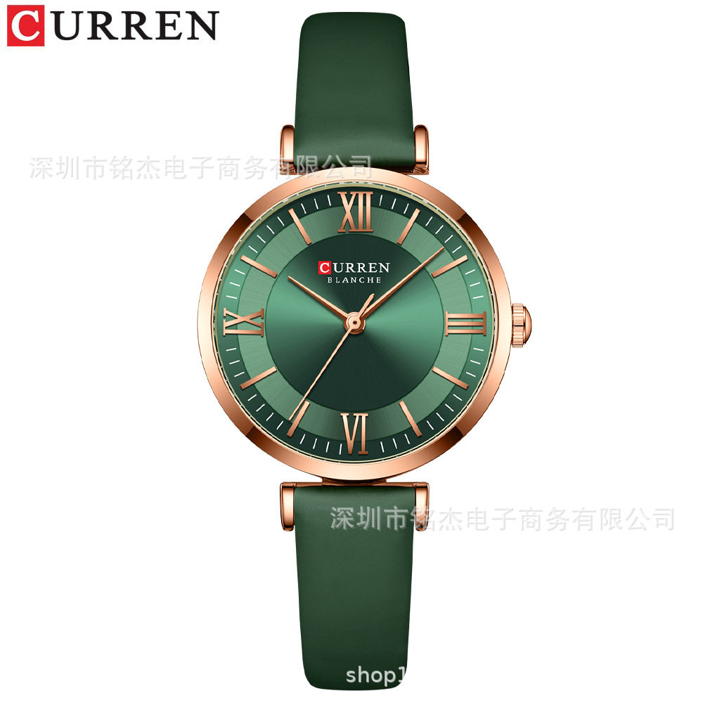 CURREN Karin 9079 Women's Small Dial Belt Watch Fashion Casual Women's Waterproof Quartz Watch Women's Watch