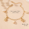 2024 Europe and the United States cross-border trend starfish shell bracelet beach resort wind ocean wind jewelry factory direct Qingdao