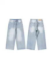 Ruiienrs X Magmans 2026 Spring New Casual Versatile Straight-Leg Jeans K7678