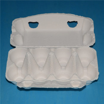 8 White Paper Pulp Egg Box Paper Egg Tray Pulp Tray Pulp Egg Pulp Tray Packaging Paper Pulp Mold Plastic Paper Egg Tray