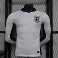 24-25 England Away White Long Sleeve