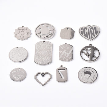 Titanium Steel Necklace Stainless Steel Men's and Women's Clavicle Sweater Chain Hip-Hop Necklace Non-Fading Pendant Custom Manufacturer Wholesale