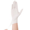 White disposable latex gloves food baking inspection household experiment wear-resistant rubber gloves in stock wholesale