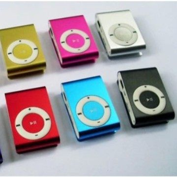 Metal Clip Card Mp3 Player Screenless Cute Mini Sports Iron Clip Mp3 Walkman Wholesale Mp3