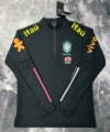 Half-zip black brazil