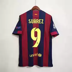 14-15 Barcelona jersey classic vintage jacket No. 9 Suarez No. 11 Neymar vintage football suit