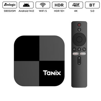 Cross-Border Tx5 Plus Set-Top Box S905A/X5M 2Gb/16Gb Gigabit Dual-Band Android 14 Tvbox