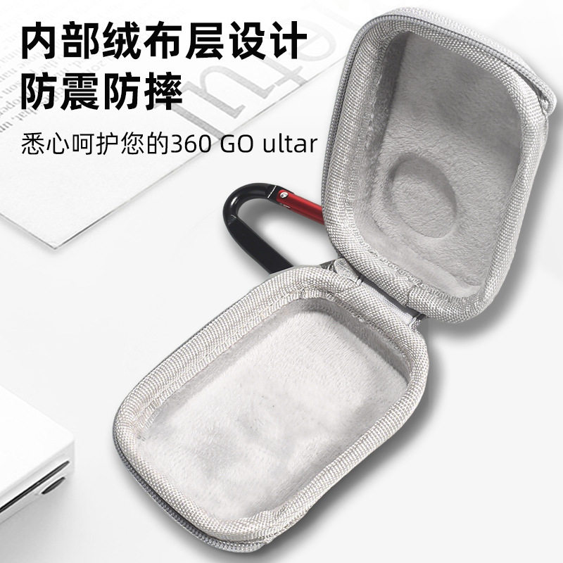 Suitable for Insta360 Go Ultra Mini Body Cosmetics Bag, Lightweight Anti-Fall Protection, Portable Bag Accessories
