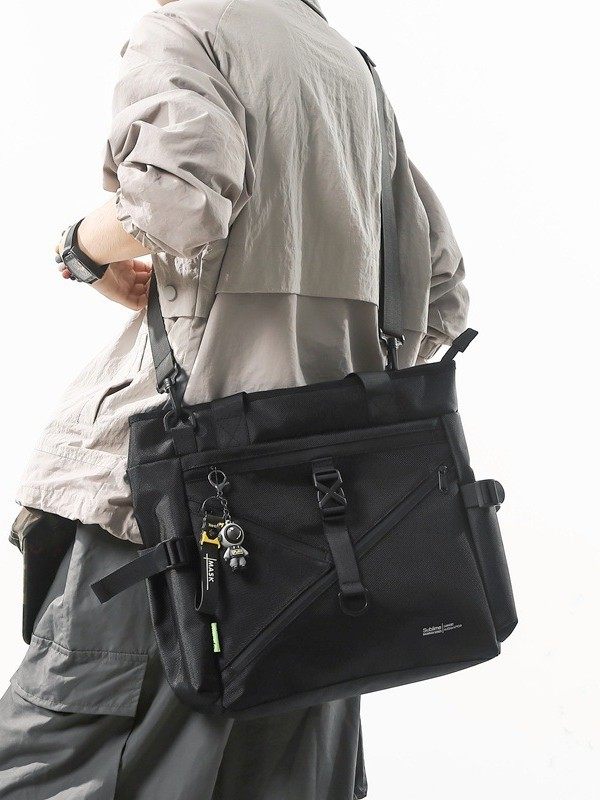 2025 New Style Tooling Men's Portable Briefcase Waterproof Large Capacity Handbag Men's Functional Bag Crossbody Bag