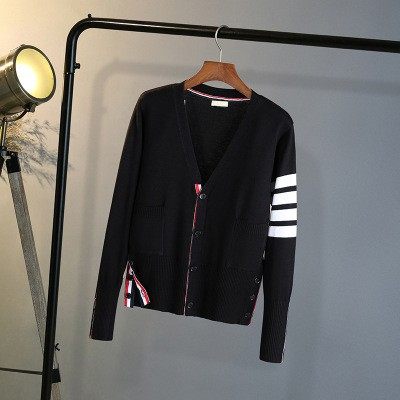 男女针织开衫女短款毛衣女情侣秋装春秋季宽松外套针织外套