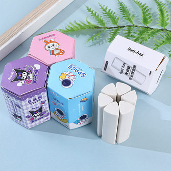 Eraser Color Triangle Eraser Large Pupil Eraser Clean Scrap Less Scrap 2B Pencil Eraser