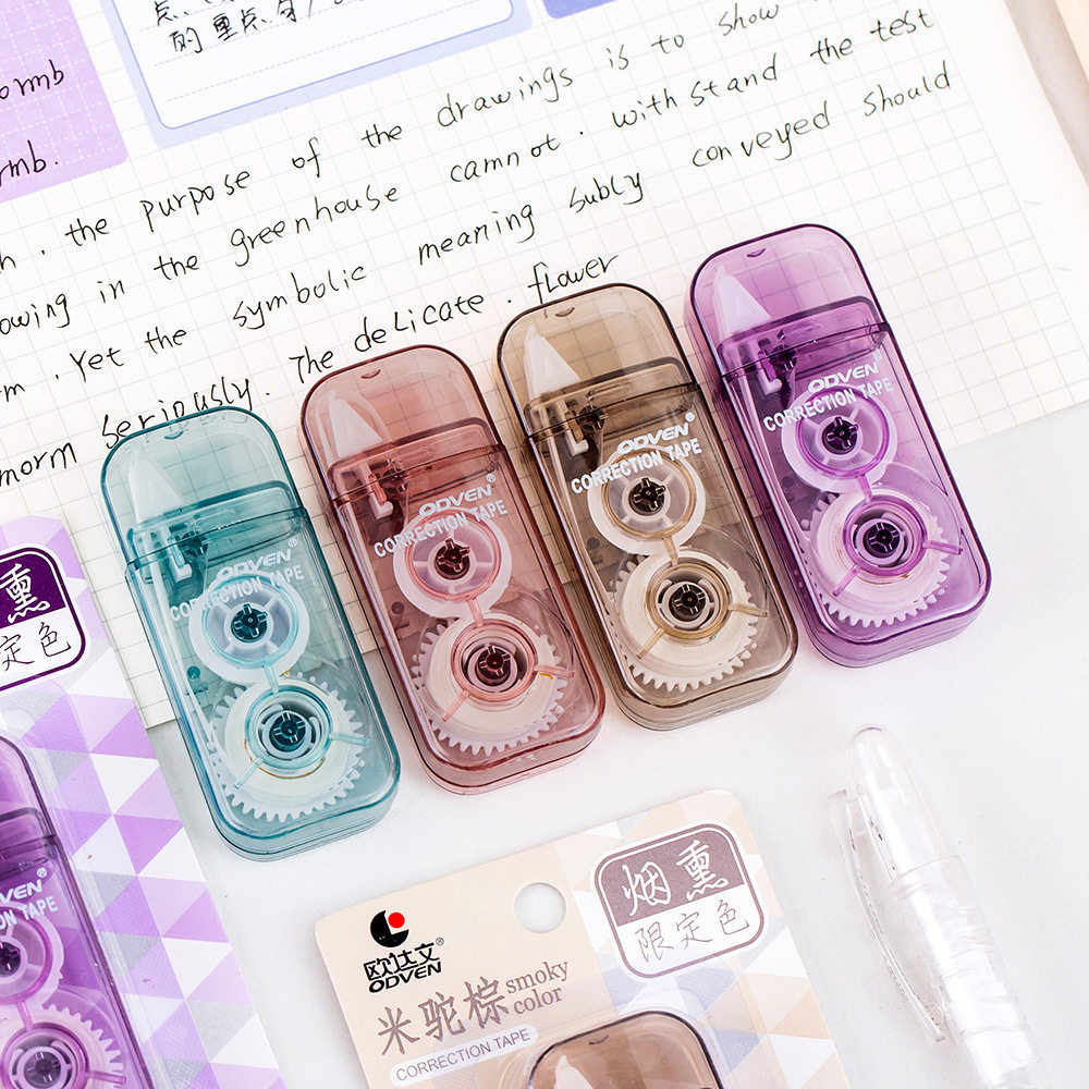 Macaron Pocket Correction Tape Office and School Supplies Correction Tape Student Examination Correction Transparent Correction Tape