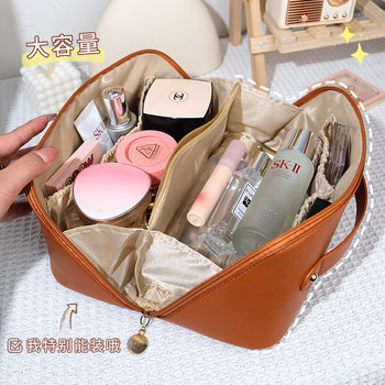 Cosmetic Bag Women's Large Capacity Portable Ins Advanced Sense Internet Popular 2024 New Super Popular Travel Toiletries Storage Bag