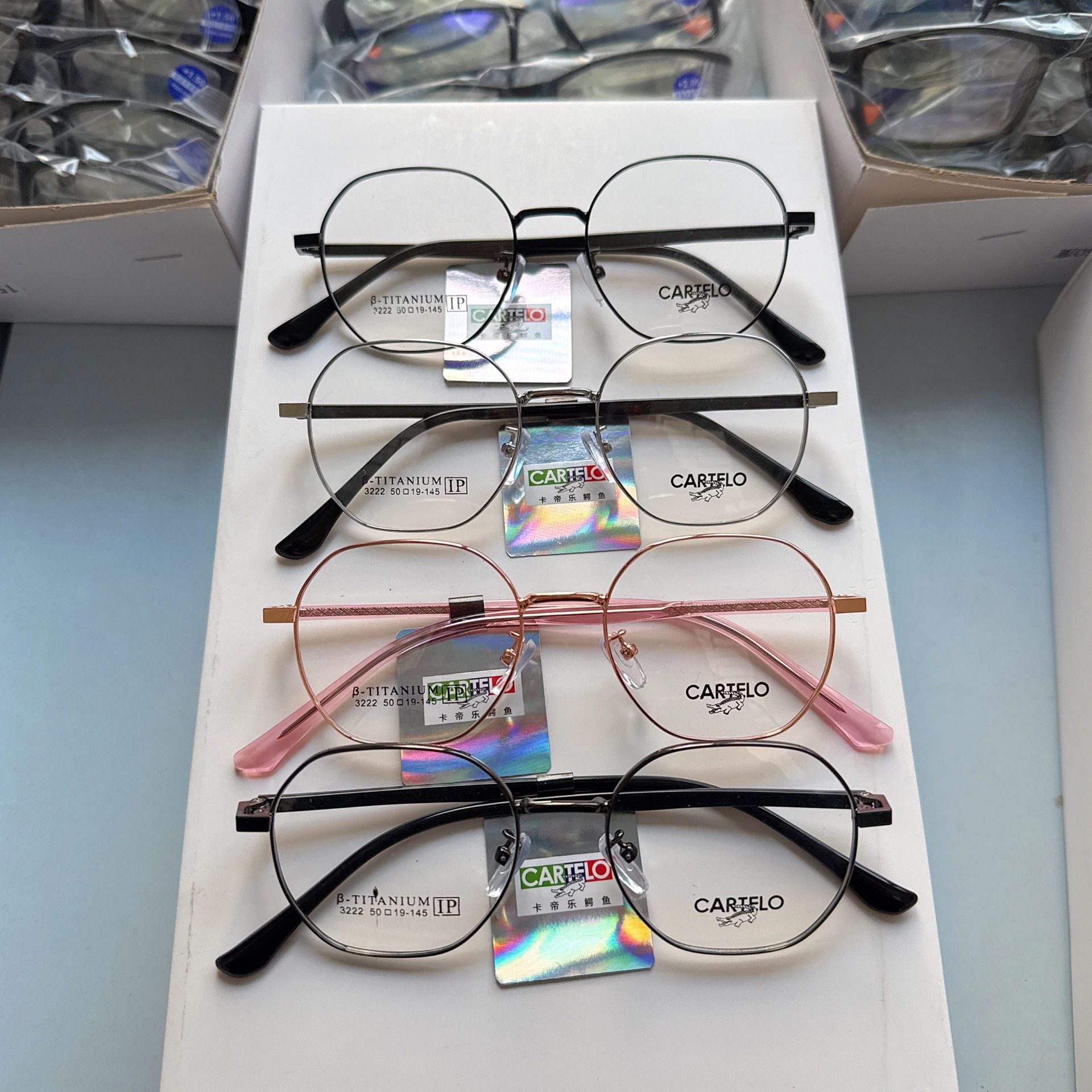 Plate Leg Retro Glasses Frame Student Glasses Frame Wide Side New Korean Round Polygon Titanium Ultra Light Glasses Frame