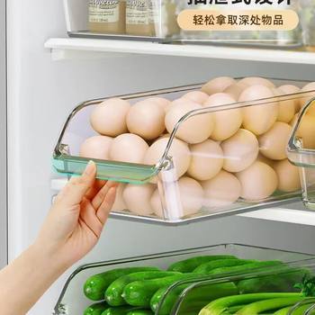 Ins Refrigerator Storage Box Storage Organizer Drawer Box Storage Box Organizer Box Egg Food Preservation Box Kitchen