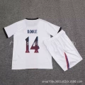Champions League-2627BL away jersey with number 14 printed on it