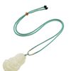 DIY handmade plain rope pendant necklace hanging rope star moon bodhi hand-woven clavicle rope men's and women's jade pendant guanyin rope