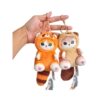 New Mofusand Cross-Dressing Raccoon Shark Panda Bag Plush Pendant Keychain Cute Doll Small Gift