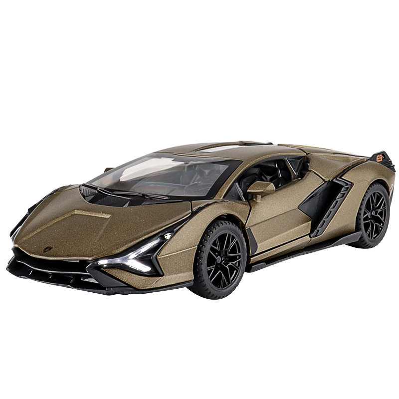 1:32兰博闪电合金跑车模型小汽车精品摆件仿真车子男生玩具车跨境
