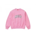E572 supreme 24ss shop crewneck opens in shanghai pink