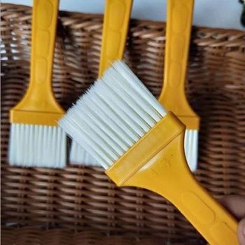 High Temperature Resistant Barbecue Brush Kitchen Pancake Household Oil Brush Baking Fried Skewers Food Grade Non-Hair Oil Brush