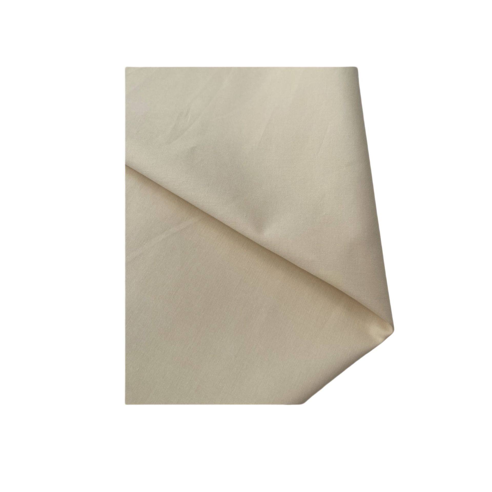 165Gsm Non-Elastic Pure Cotton Twill Poplin Sand-Washed Nostalgic Style Spring and Summer Dress Pants Fabric