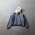 Gray and blue/top