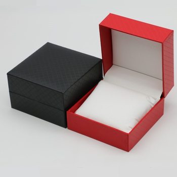 Accord Pattern Watch Box Packaging Flip Watch Box Single Pu Pillow Bracelet Gift Jewelry Storage Custom Watch