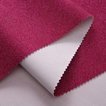 PU Stretch Knitted Cloth Glitter Glitter Fine Powder Glitter Sequins Bag Shoes Fabric Garment Leather Artificial Leather