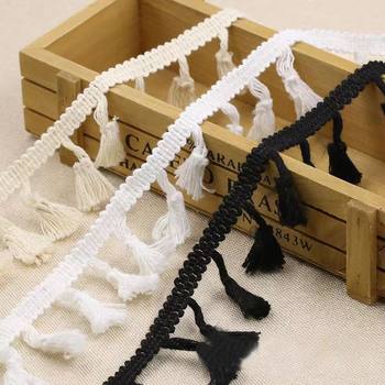 Tassel lace accessories handmade material tablecloth pendant with broom beard curtain decorative fabric accessories